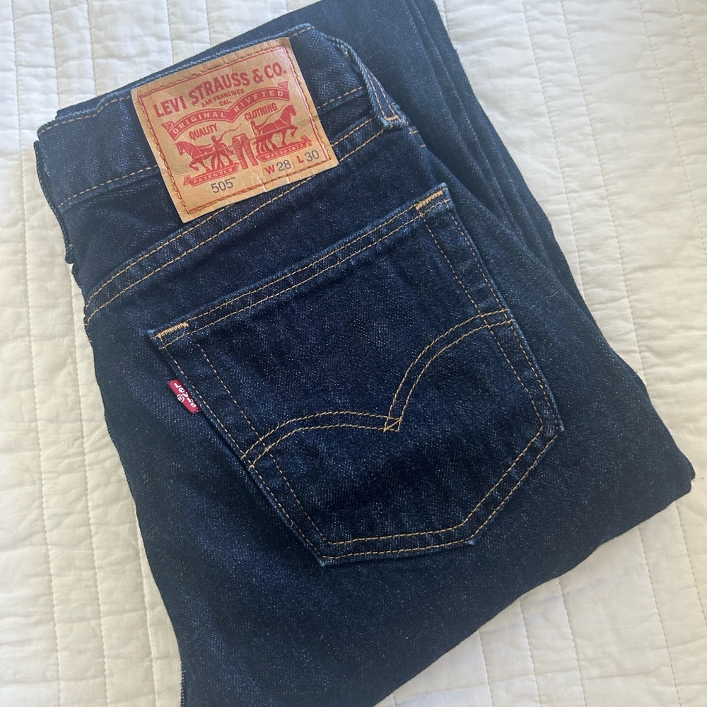 Levi's Blue Straight Jeans Classic Style
